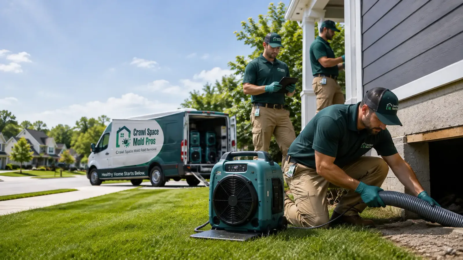 Crawl Space Mold Removal in Jackson, MI